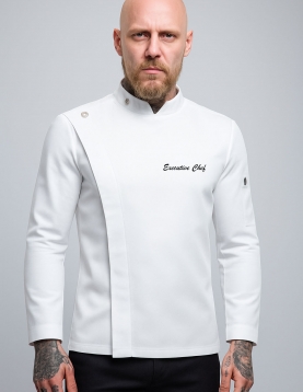 Beyaz Spor Model Aşçı Ceketi