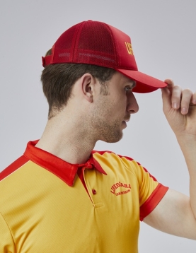 Yazlık fileli keten can kurtaran şapkası ( lifeguard nakış işlemeli) 