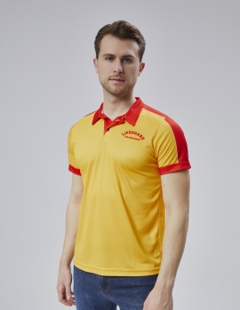 Polo yaka Cankurtaran T-shirt ( Lifeguard Baskılı) 