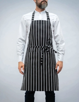 Çizgili Şef Aşçı Önlüğü