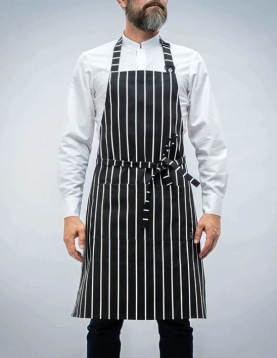 Çizgili Şef Aşçı Önlüğü
