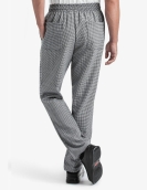 Piyedepul Desenli Beli Komple Lastikli Rahat Aşçı Pantolonu Piyedepul Desenli Beli Komple Lastikli Rahat Aşçı Pantolonu