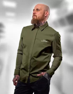 Tarzınızı Mutfakta Konuşturun! Yeni Haki Yeşili Gömlek Tipi Aşçı Ceketi