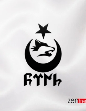 Kurt FTNH Ay Yıldız Temalı Nakış İşleme Patch