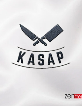 Kasap Bıçak ve Satır Nakış İşleme Patch