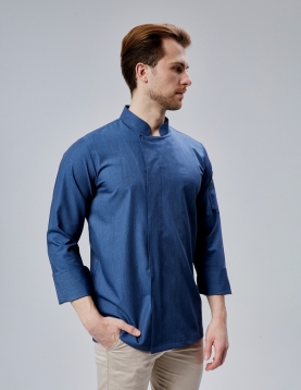 Kot kumaş yeni nesil şef aşçı ceketi