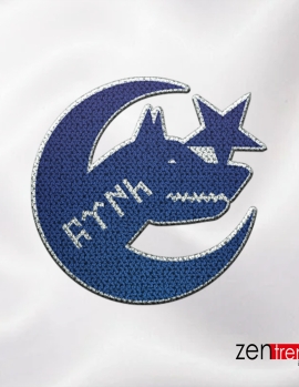 Ay Yıldız Kurt FTNH Nakış Patch