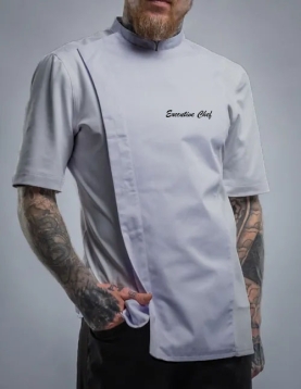 Kısa Kollu Şef Aşçı ceketi Rahat ve şık tasarım 