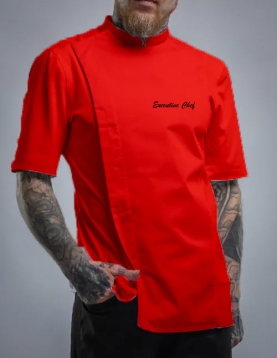 Kısa Kollu Şef Aşçı ceketi Rahat ve şık tasarım 