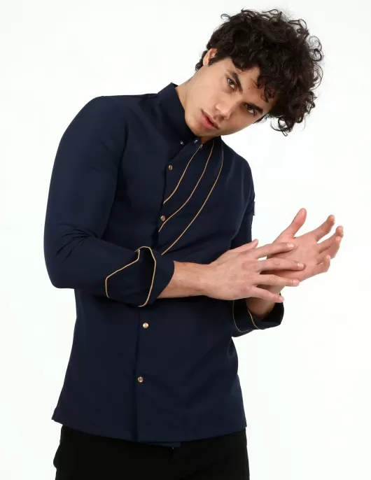 Çapraz Biyeli şef Aşçı Ceketi