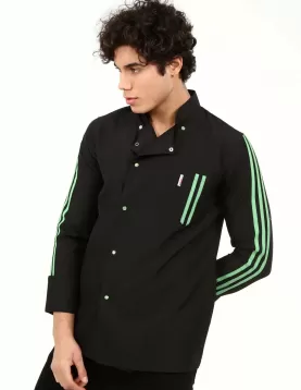 Kolda spor şeritli şef Aşçı Ceketi