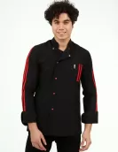 Kolda spor şeritli şef Aşçı Ceketi Kolda spor şeritli şef Aşçı Ceketi